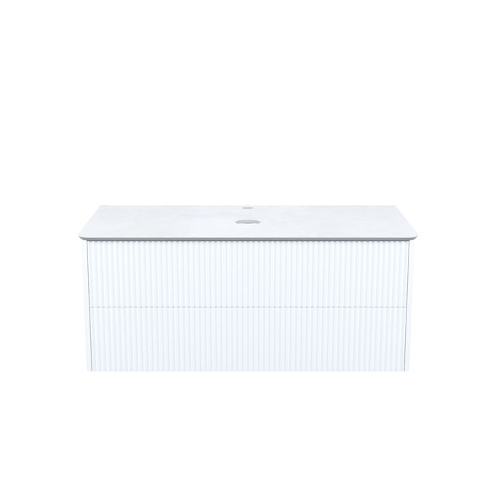 Тумба подвесная IDDIS Aiger, со столешницей, 100 см, белый, AIG10W0i95K