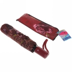 Зонт женский полуавтомат «Ultramarine - Олимпия», цвет микс, 8 спиц, d-100см, длина в слож. виде 30см