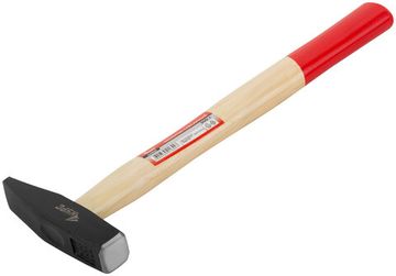 Молоток слесарный, деревянная ручка "Оптима"  300 гр.