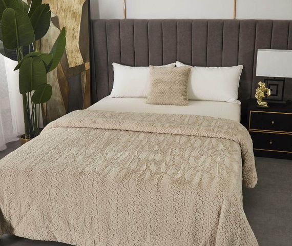 Теодор (беж) Покрывало 210х230