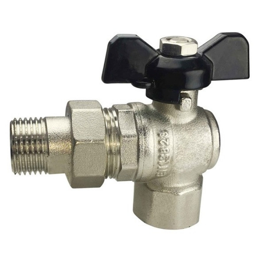 Кран шаровой латунный Remsan 448509 D15 мм американка латунный угловой