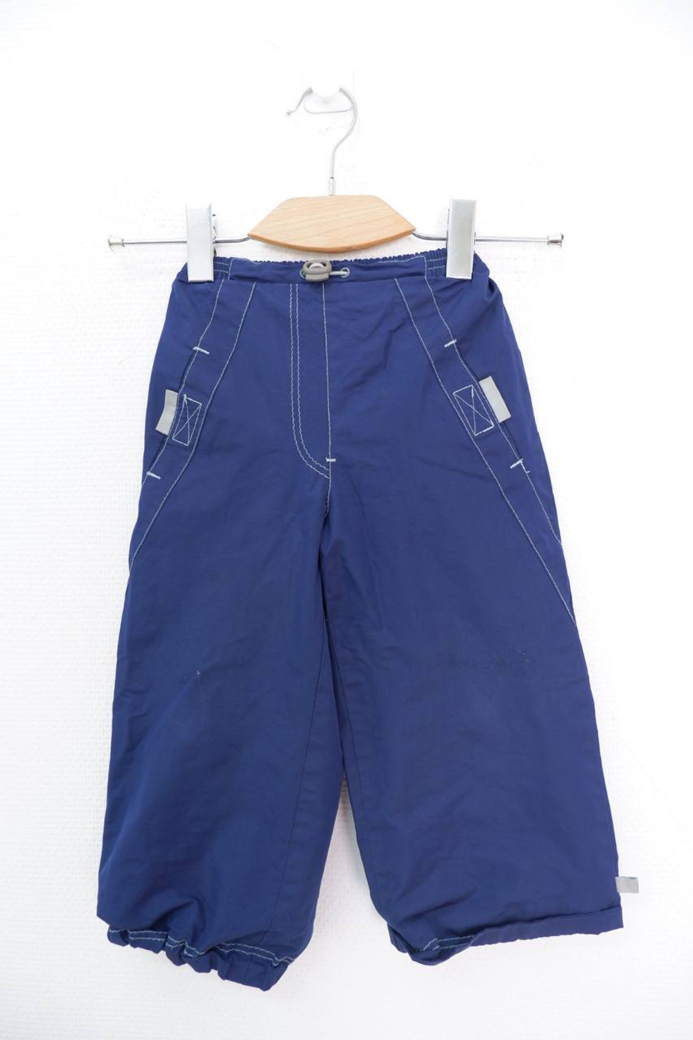 Штаны теплые синие на 2 года