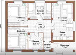Проект Дома 100,66 кв. м К-111