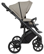 Детская коляска Roan Bass Next 2.0 3 в 1 с автокреслом Pituso Baesa Pro Black,Beige Canopy BSN/41/2 Hazel/Black/руч.Black