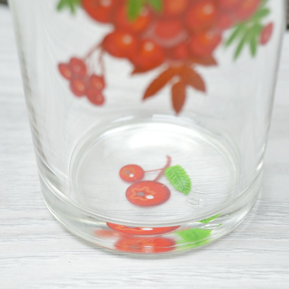 Набор стаканов 6шт 230мл "Рябинушка"