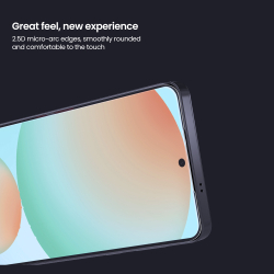 Стекло с прозрачными рамками от Nillkin для Samsung Galaxy S25 Edge, серия H+Pro Anti-Explosion Glass Screen Protector (в комплекте ванночка для установки)