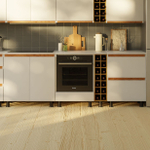 Кухонный модуль напольный под духовой шкаф 60 см Валенсия со столешницей, на ножках, белый