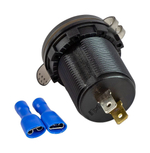 Разъем USB Charger QC3.0 с вольтметром