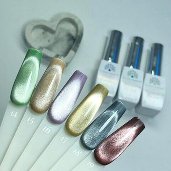 ГЕЛЬ ЛАК КОШАЧИЙ ГЛАЗ 3D SNOW WHITE 15