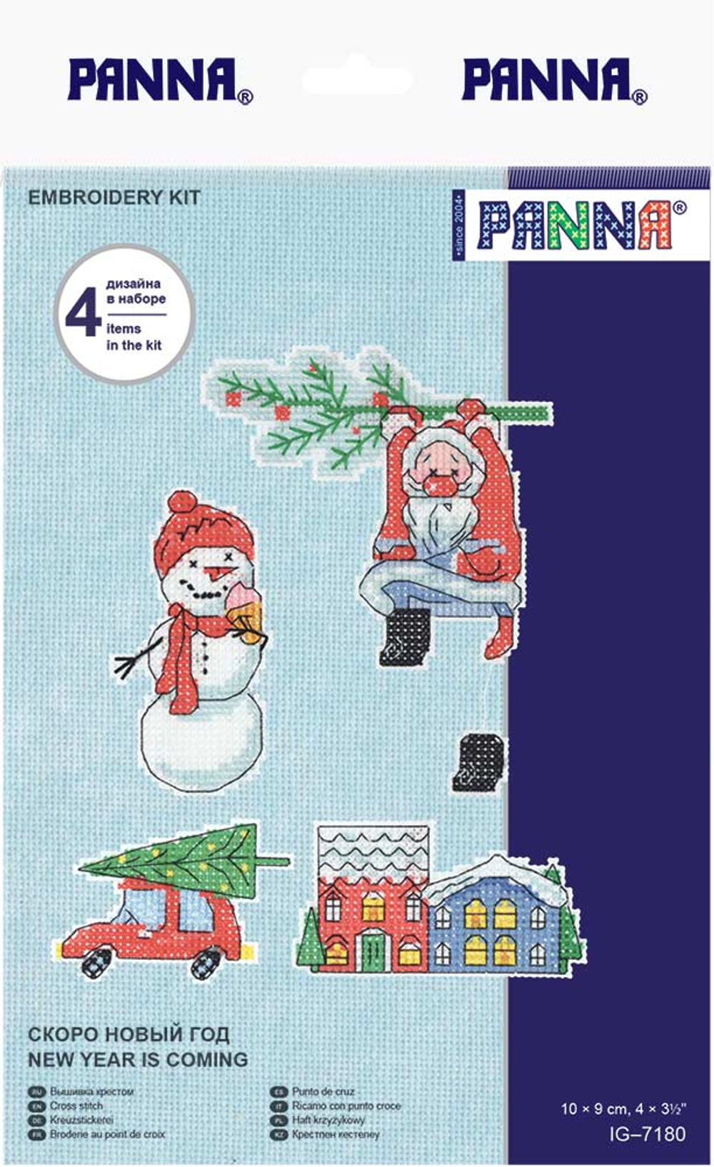 Набор для вышивания "PANNA" "Новогодняя игрушка" IG-7180 "Скоро Новый год"