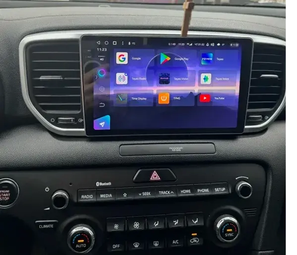 Магнитола для KIA Sportage 2018-2021 - AIROC 2K RI-2329 Android 12, QLed+2K, ТОП процессор, 8/128Гб, CarPlay, SIM-слот