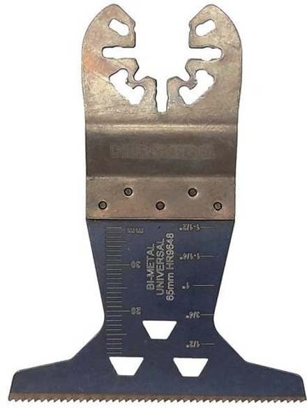 Полотно пильное погружное универсальное Hilberg Bi-M 65*40*18TPI Trio-Diamond