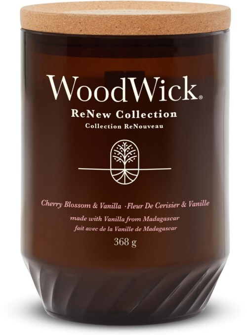 WOODWICK RENEW LARGE CANDLE CHERRY BLOSSOM & VANILLA CANDLE 609 GR