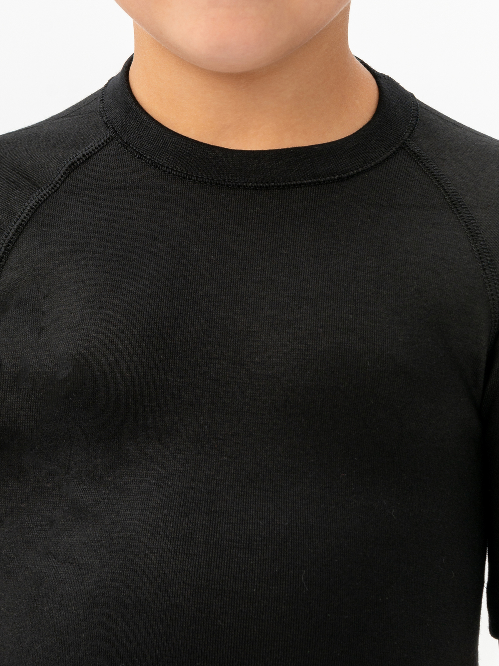 Футболка детская термо унисекс черный