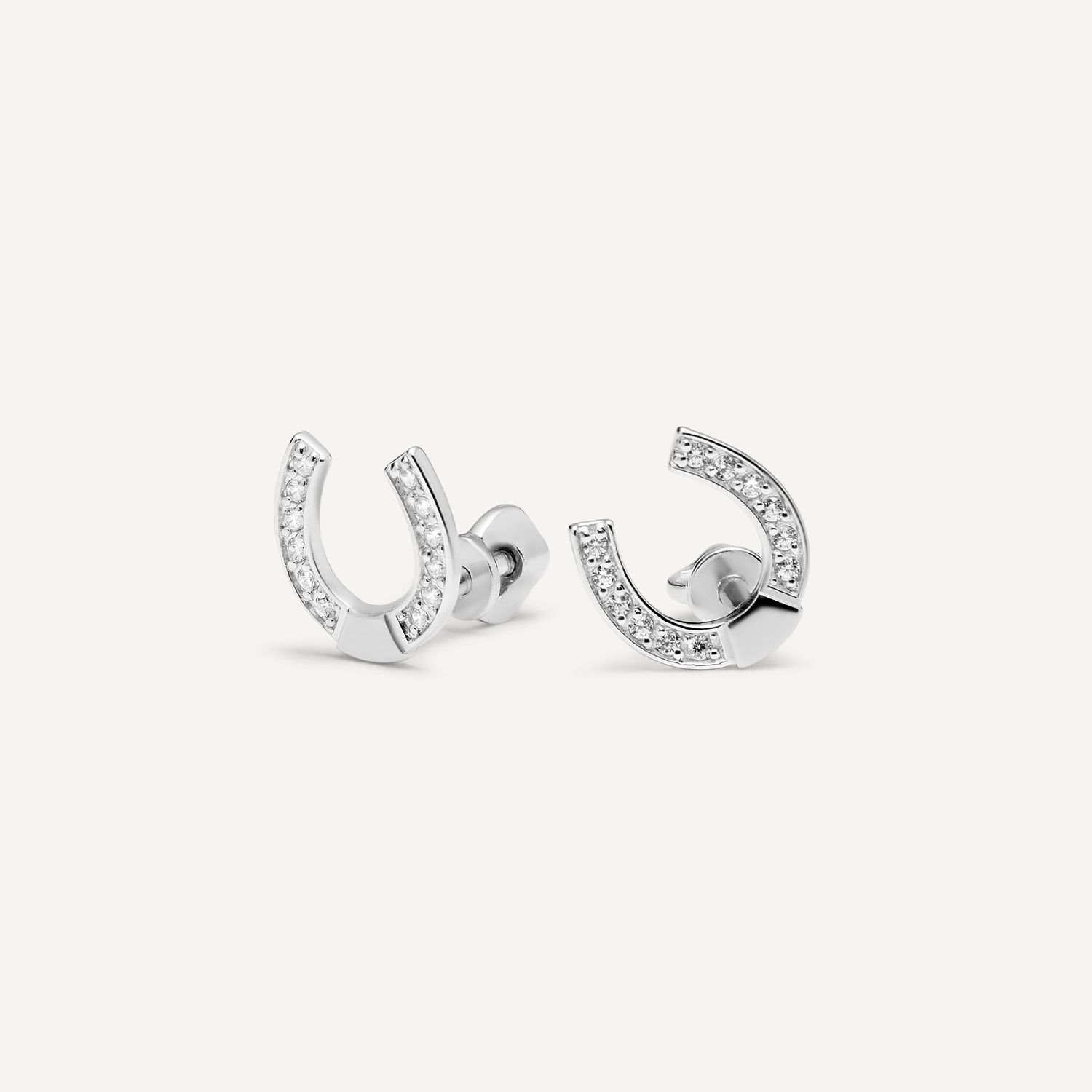 Серьги Crystal Horseshoe Earrings