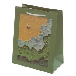 GAEM Пакет подарочный (бумага 210г/м2, блок микс 12шт), L18 W10 H23 см, 4в.