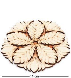 Народные промыслы ДР- 49/11 Подставка под горячее 110х10мм