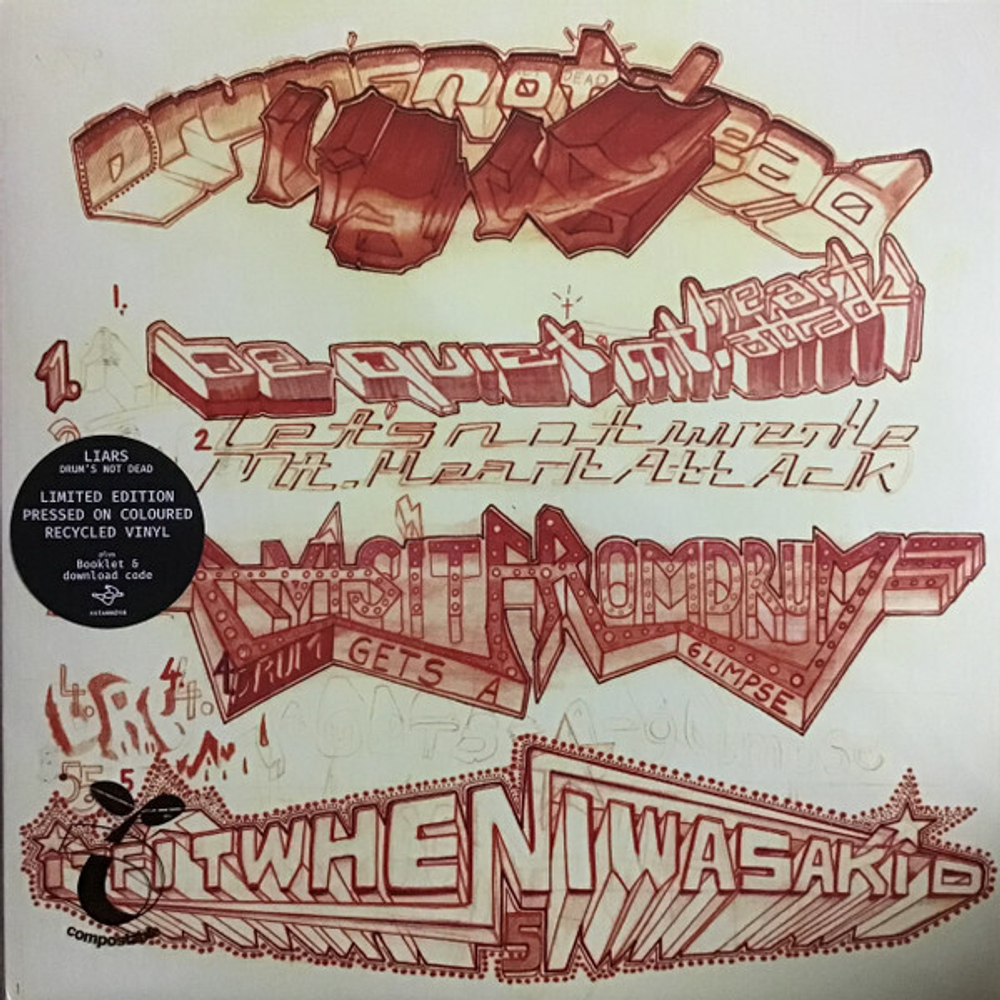 LP Coloured Recycled: Liars - Drum's Not Dead