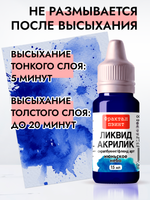 Жидкая акриловая краска ЛИКВИД АКРИЛИК «Июньское небо»