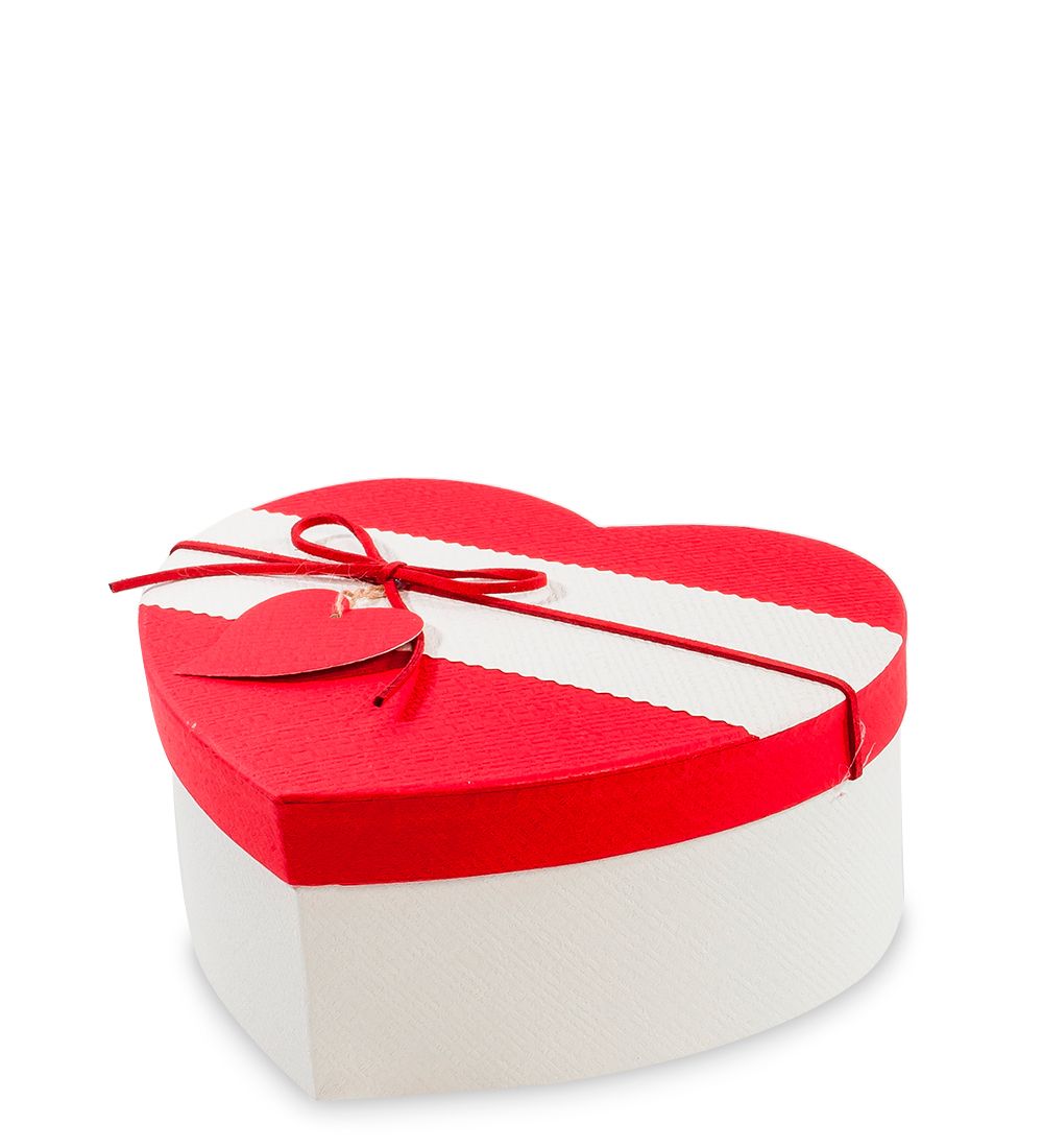 WF-47/2-A Коробка «Сердце» цв.бел./красн.