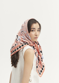 Платок, шелк