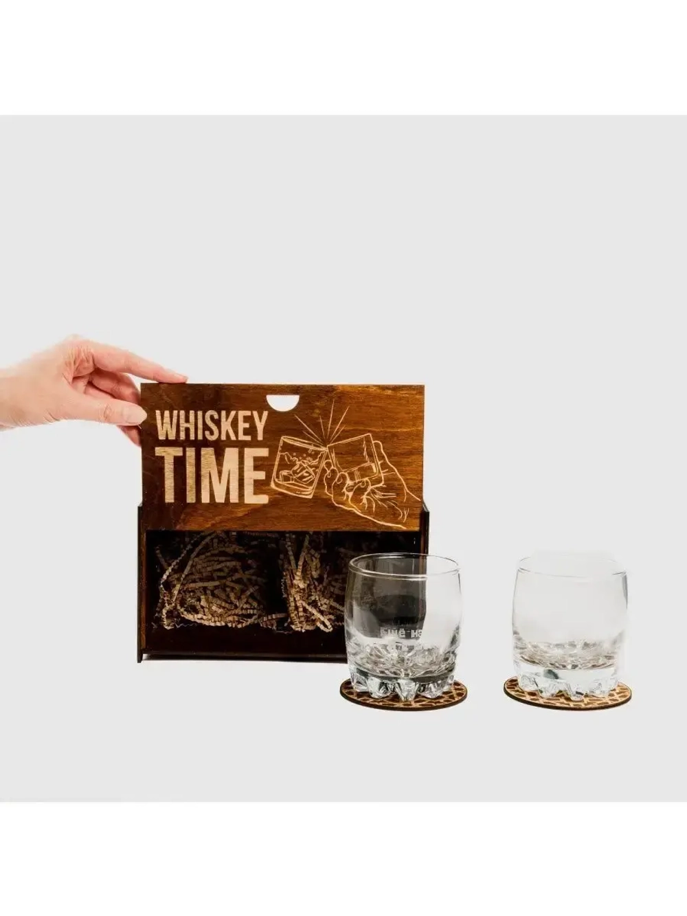 Набор бокалов "Whiskey time" в подарочной коробке