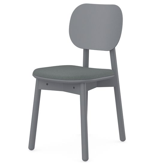 Стул saga, рогожка, темно-серый