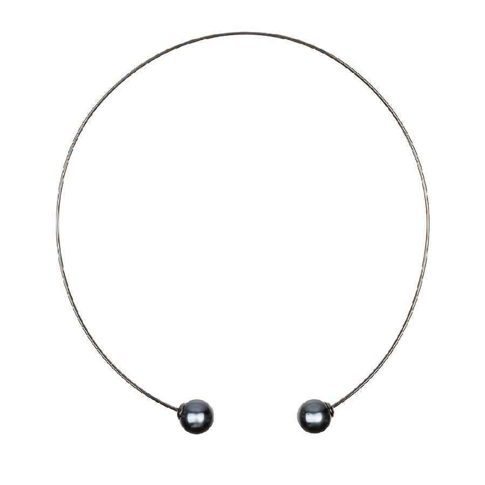 Колье чокер Possebon Graphite Pearl B0500.3 S