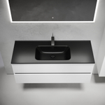 Тумба подвесная под раковину Sancos Urban, белый глянец 1190х450х550