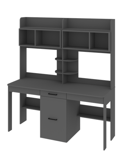 Стол письменный АРТ-ЛАВОРО-2 /1600*1800*603/ слива валлис / слива валлис