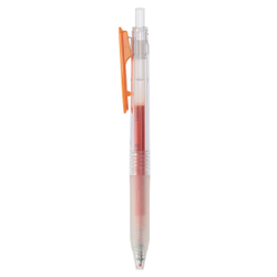 Гелевая ручка Muji Knock 0,5 мм (оранжевая)