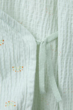 ZARA БОДИ С ЗАПАХОМ И ПРИНТОМ «РАДУГА», ЦВЕТ МОРСКОЙ ВОЛНЫ