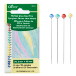 Булавки с головкой из мраморного стекла 2511 Clover