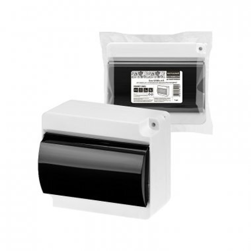 Бокс КМПн-6/8 для наруж. уст. с п/прозрачной крышкой, IP30 НАРОДНЫЙ SQ0907-0603