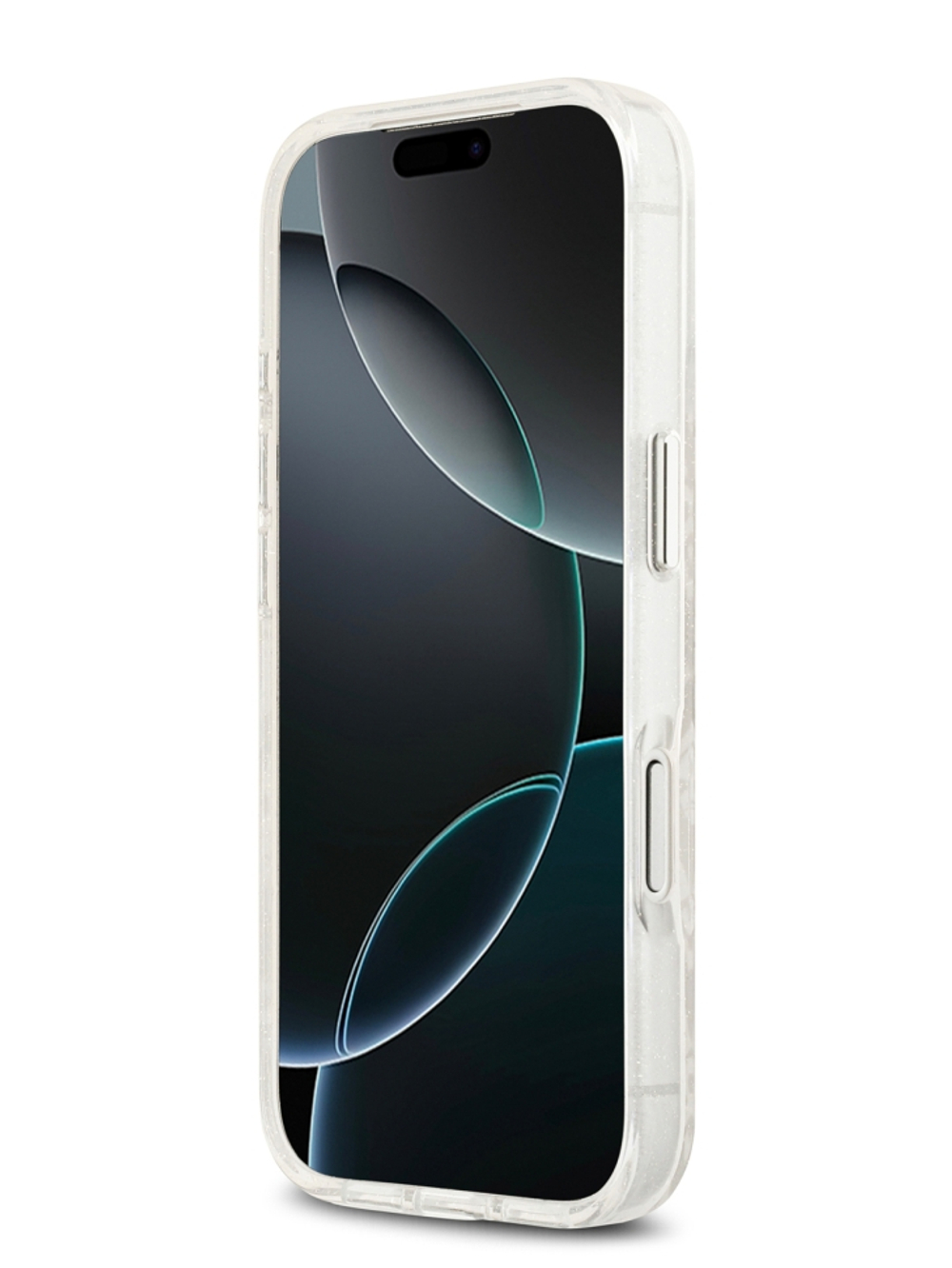Lagerfeld для iPhone 17 Pro Max чехол IML NFT Karl&Choup Head on logo Metal Cam Hard Grey (MagSafe)