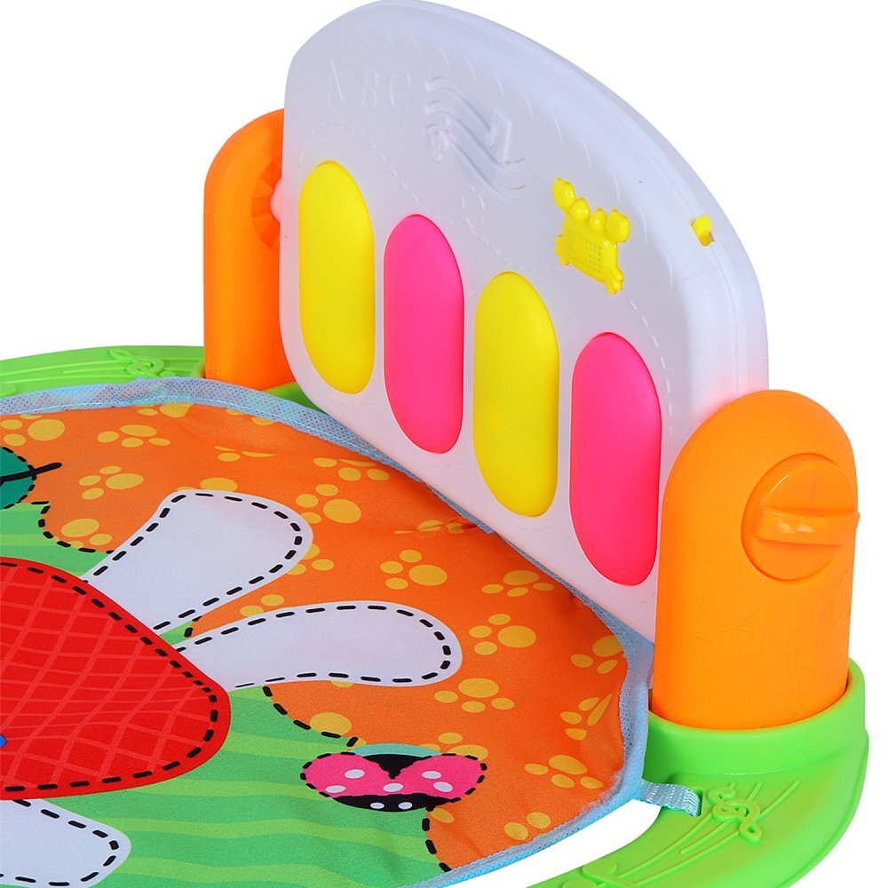 0333920/Детский мягкий развив. коврик овальной формы с муз.панелью, в/к 46*30*9 см/54