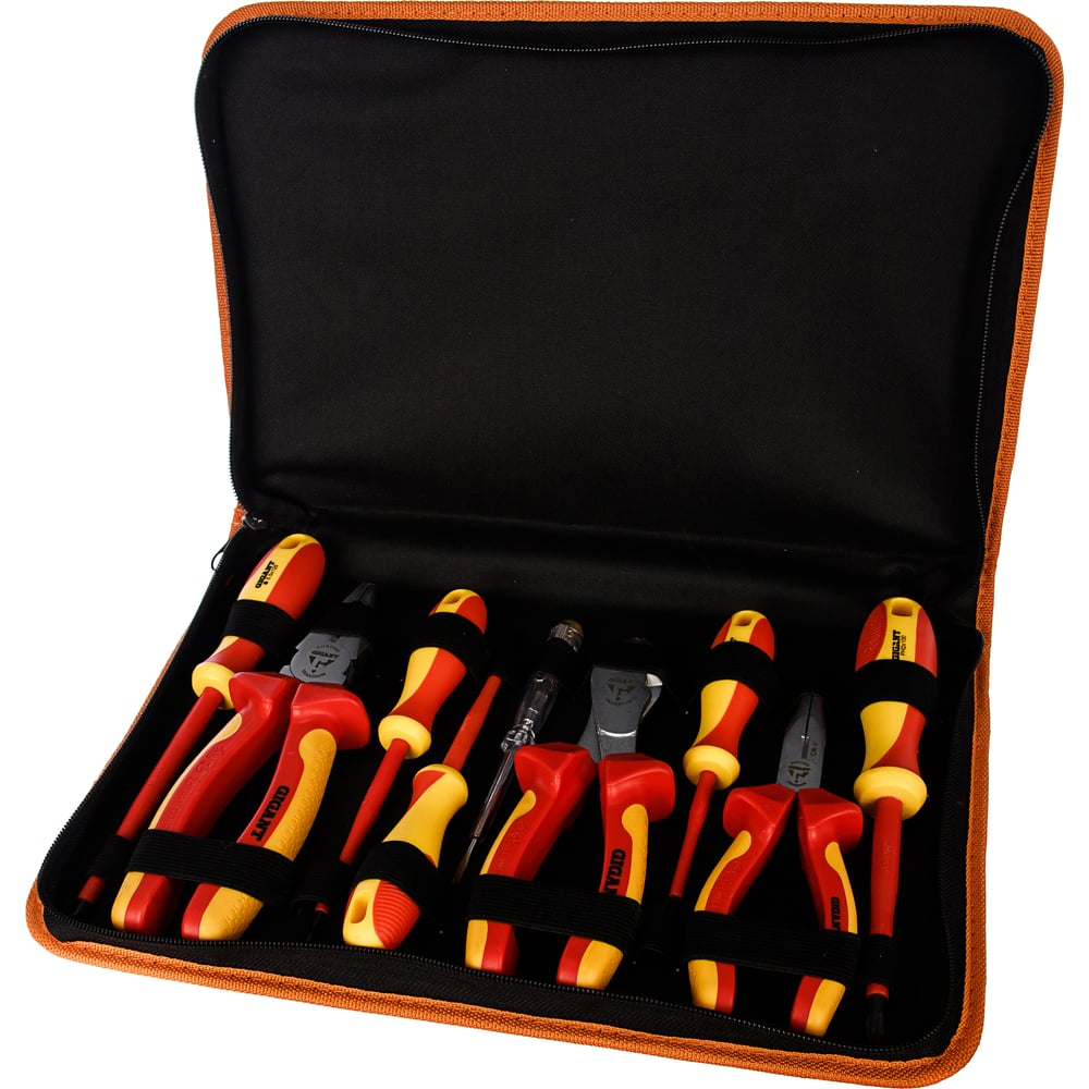 Набор электромонтажных инструментов Gigant 9 предметов VDE ELS9