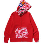 A Bathing Ape Bathing Ape Ss26 Sweatshirts Cotton Moderate No Fleece Lined Zip Closure 0zxswm301151q красный