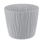 Кашпо ВОЛНА D200мм 4л с вкладышем Серый (комплект 16 шт)
