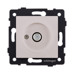 Розетка спутниковая SAT, кашемир матовый Kollinger REA-020CM для Aspekt, Eleganz, Reflex