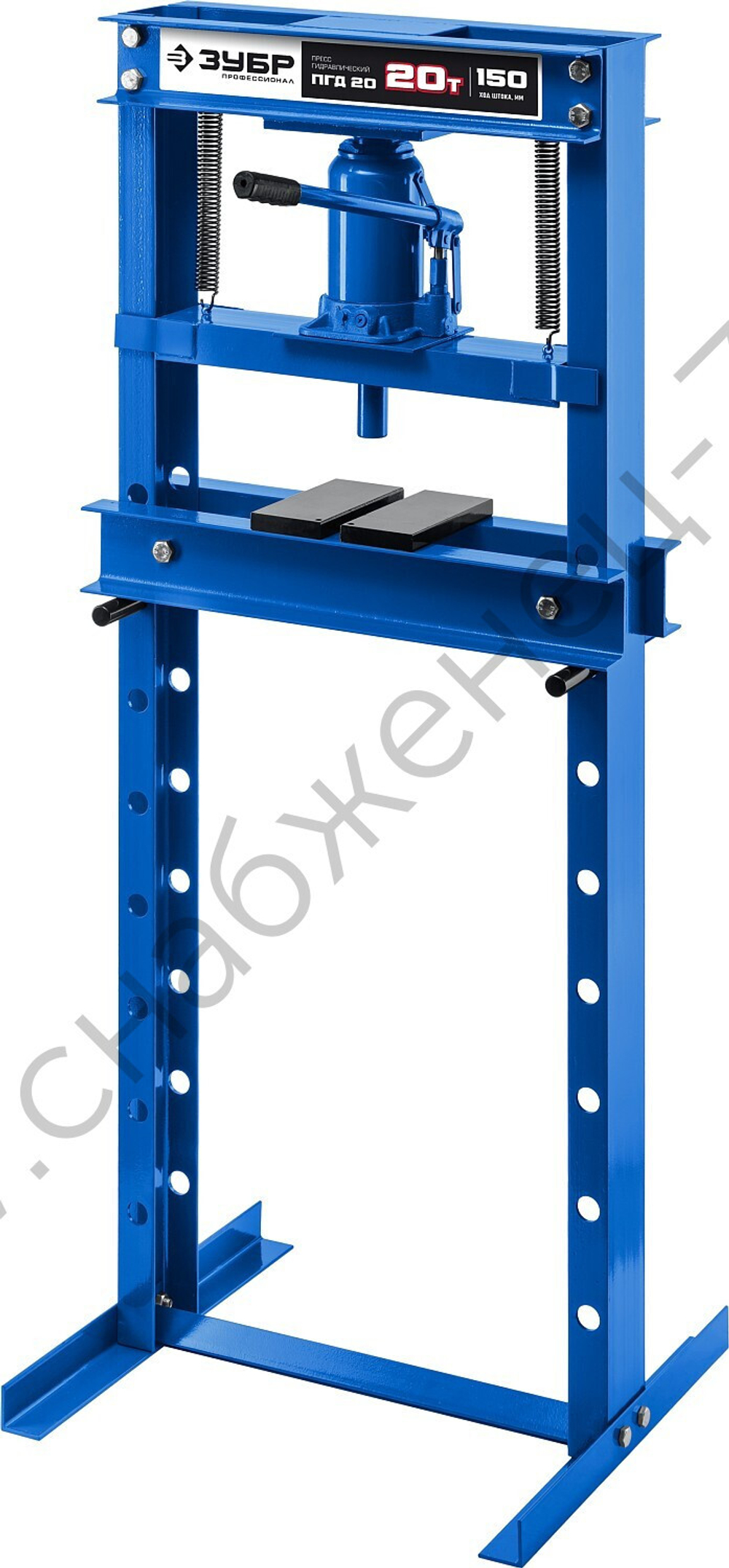 ЗУБР ПГД-20, 20 т, гидравлический пресс с домкратом и возвратными пружинами, Профессионал (43070-20)