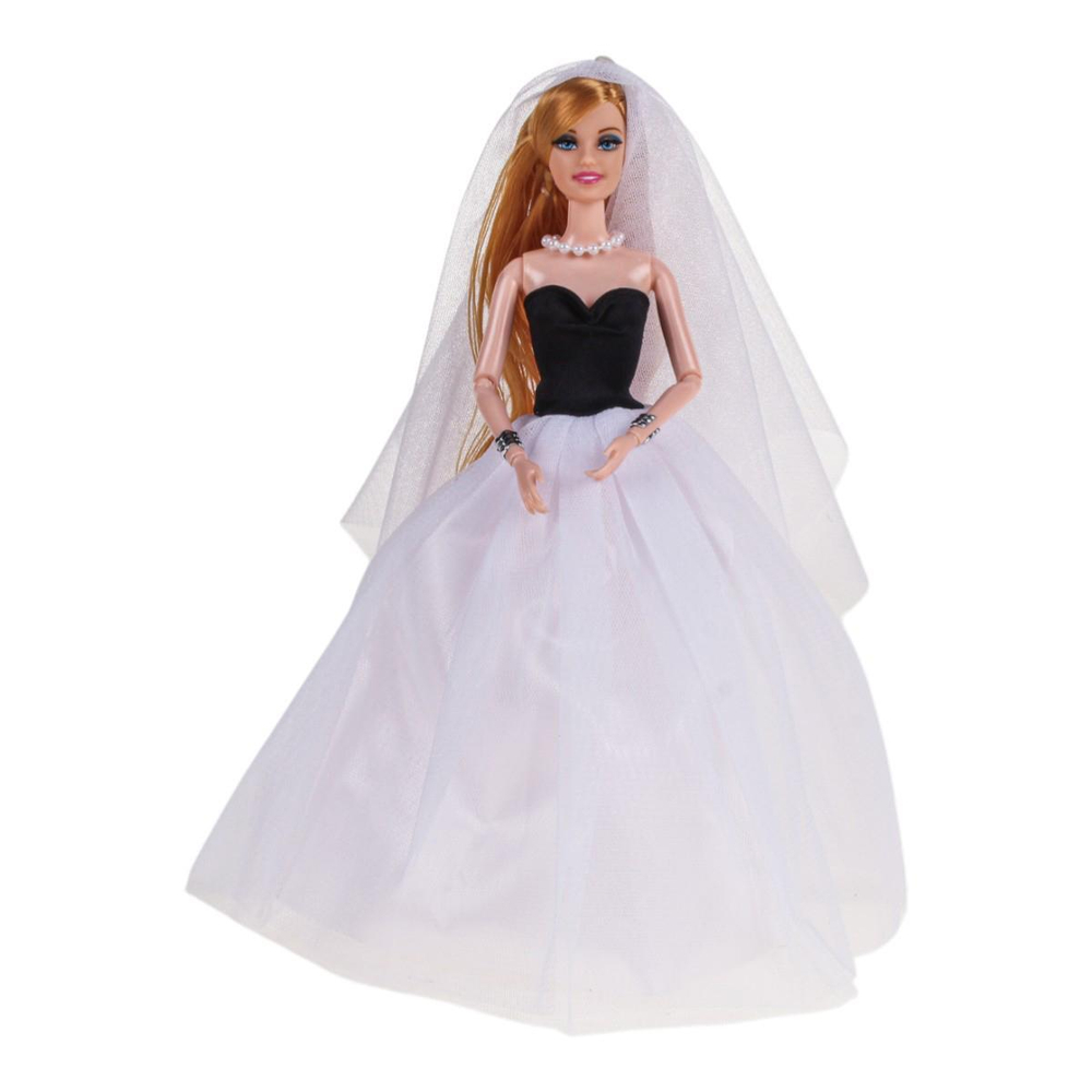 Кукла тип Модель, 29 см в платье в ассорт.,коробка