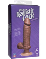 Реалистичный интимный вибратор (Цвет: Мулат)