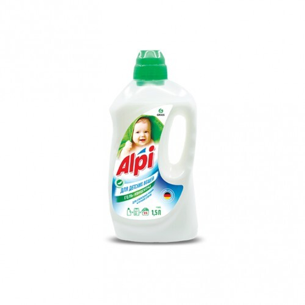 GraSS Гель для стирки детского белья GraSS ALPI sensetive gel 1,5л