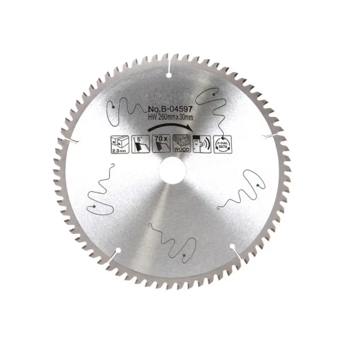 Пильный диск 260х30 мм 70T Makita B-04597
