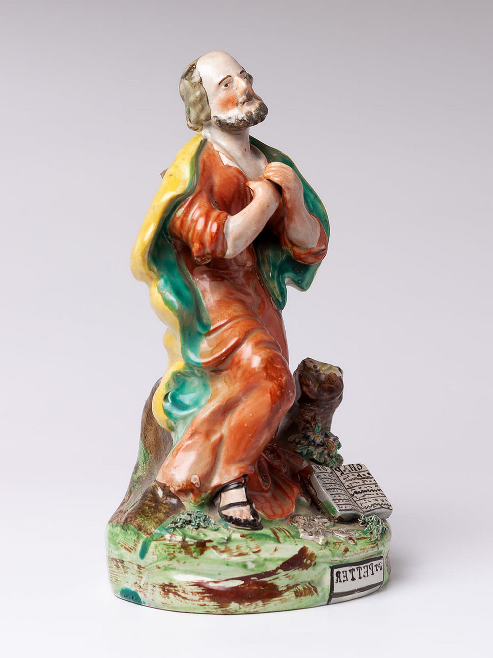 Апостолы Петр и Павел. Парные статуэтки.  Англия, Стаффордшир / Staffordshire, кон. 18в.