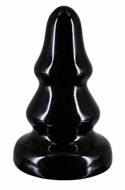 Черная анальная пробка MAGNUM 17 - 16 см. (Цвет: черный)
