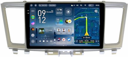 Магнитола для Infiniti QX60, JX35 2012-2016 (пластиковый верх) - Teyes CC4-PRO монитор 9.5" 2K QLED на Android 13, Snapdragon 778G, AI, CarPlay, DSP, 4G SIM-слот