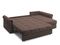 Диван угловой с оттоманкой Палермо 1,2 - Velutto 23 шоколад/кант Velutto 23 шоколад