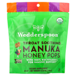 Wedderspoon, Органические леденцы с медом манука, ассорти из 3 вкусов, 24 леденца, 118 г (4,15 унции)